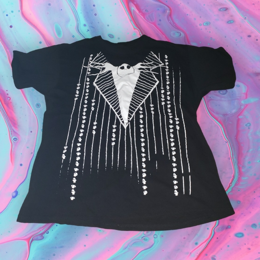 Jack Skellington tuxedo T-shirt unisex sz sm
